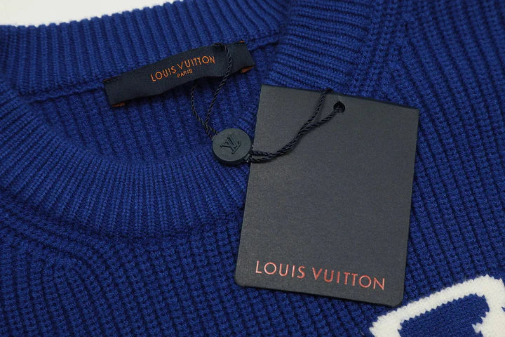 'LV' Designer Strickpulli